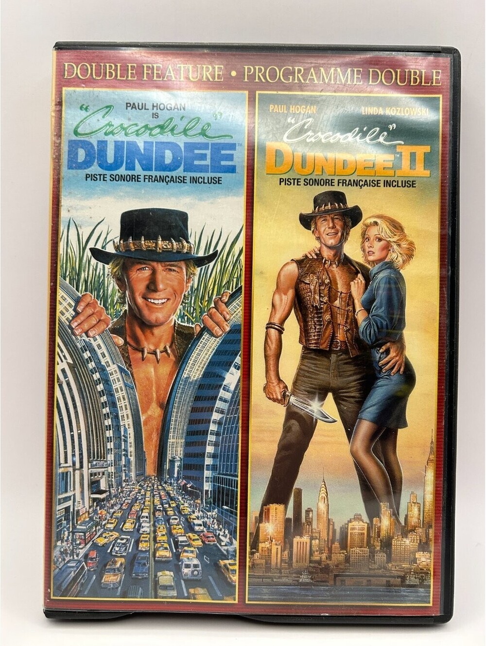 Crocodile Dundee DVD Double Feature Paul Hogan 1980s Action & Peter Faiman